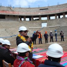 REINICIAN OBRA DE CONSTRUCCIÓN DE COLISEO EN PUNO