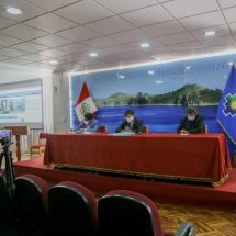 Nota de Prensa<br>DECLARAN SESIÓN PERMANENTE EN REUNIÓN DE TRABAJO ENTRE EL COMANDO COVID REGIONAL Y ALCALDES PROVINCIALES