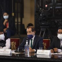 Nota de Prensa <hr> GOBERNADOR (e) PARTICIPÓ EN REUNIÓN DE TRABAJO CON EL EJECUTIVO NACIONAL