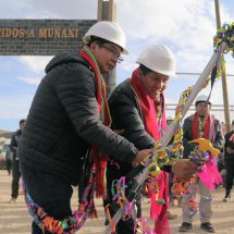 Nota de Prensa <hr> SE INICIÓ OBRA VIAL PAVIMENTADA EN EL DISTRITO DE MUÑANI