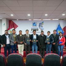 Nota de Prensa <hr> RICHARD HANCCO FIRMÓ CONVENIO PARA FINANCIAR ESTUDIOS DEFINITIVOS PARA CAPTACIÓN DE AGUA PARA ZONA NORTE DE PUNO