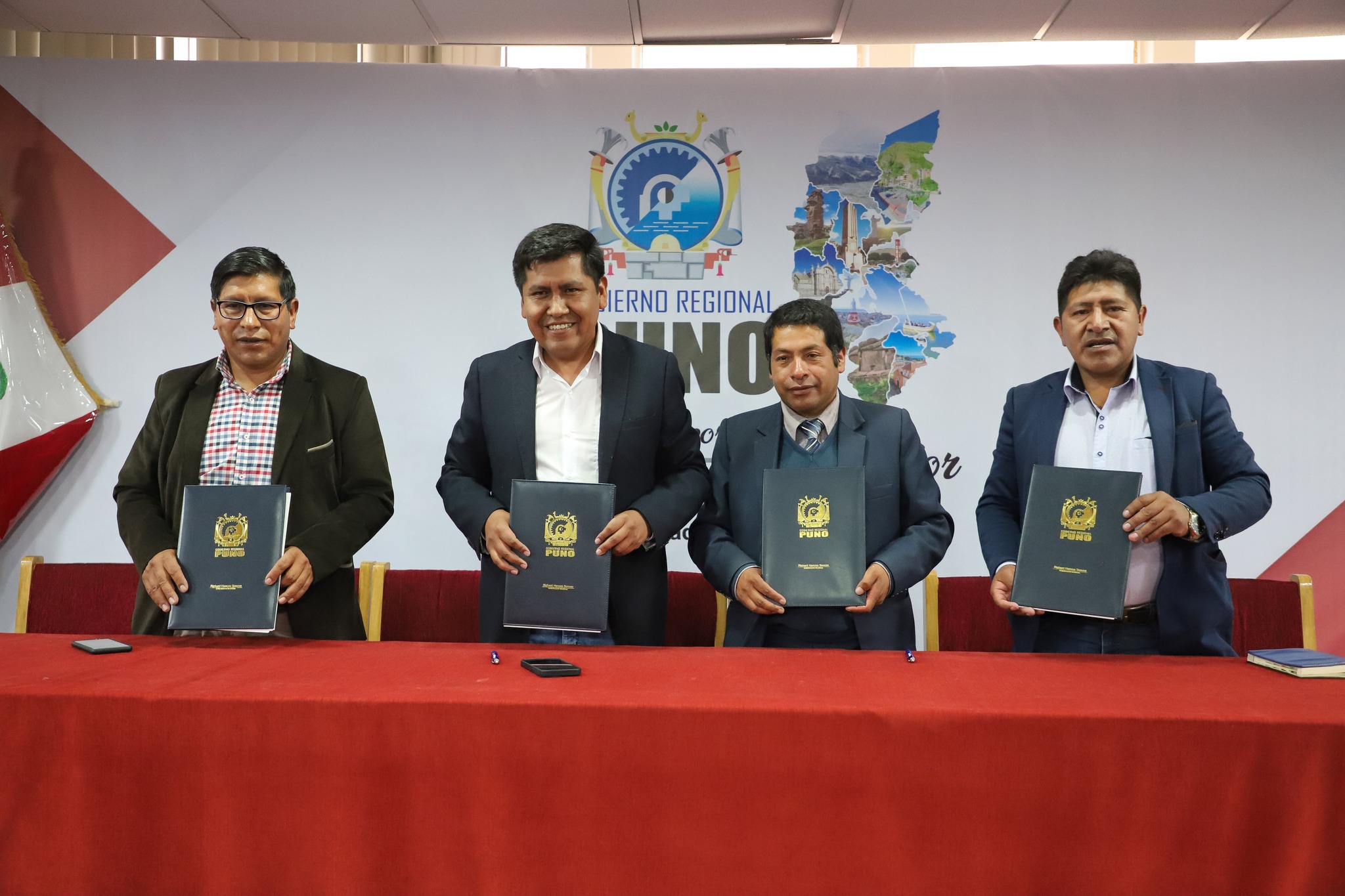 Nota de Prensa  GOBIERNO REGIONAL Y MUNICIPALIDADES DISTRITALES DE PARATIA, SANTA LUCIA Y PALCA FIRMAN CONVENIO PARA FORTALECER INFRAESTRUCTURA VIA