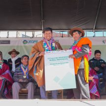 Nota de Prensa <hr> MÁS DE 11 MIL TÍTULOS DE PROPIEDAD RURAL FUERON ENTREGADOS A POBLADORES DE HUANCANÉ Y MOHO