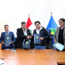 Nota de Prensa <hr> UNIÓN ENTRE LA REGIÓN Y EL DISTRITO DE MUÑANI PARA MEJORAMIENTO DE CARRETERRA DESVÍO PUENTE OCRA CHUPA – C.P.PEDRO VILCAPAZA