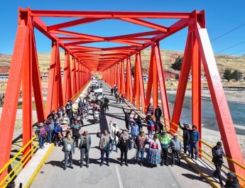 Nota de Prensa <hr> PUENTE PUKA CHUPA DE AZÁNGARO BENEFICIA AL NORTE DE LA REGIÓN