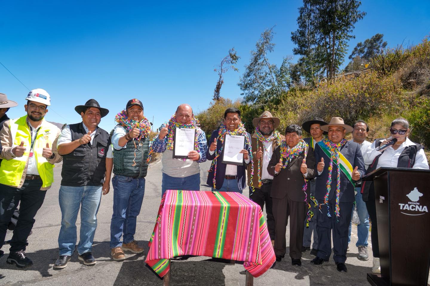 Nota de Prensa  TRABAJAMOS POR LA CONECTIVIDAD VIAL CON LA REGIÓN TACNA