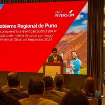 Nota de Prensa <hr> RECIBIMOS DISTINCIÓN NACIONAL POR MAYOR INVERSIÓN EN SALUD EN OBRAS POR IMPUESTOS