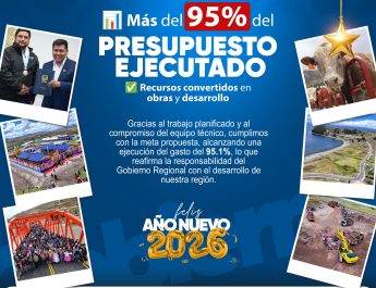Nota de Prensa <hr> GORE PUNO 2025: ¡GASTO PRESUPUESTAL HISTÓRICO!