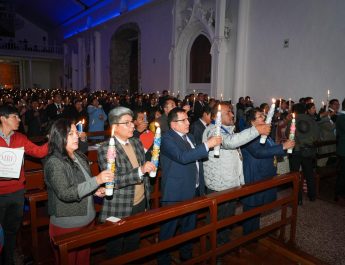 Nota de Prensa <hr> ACOMPAÑAMOS MISA DE NOVENAS EN HONOR A LA VIRGEN DE LA CANDELARIA