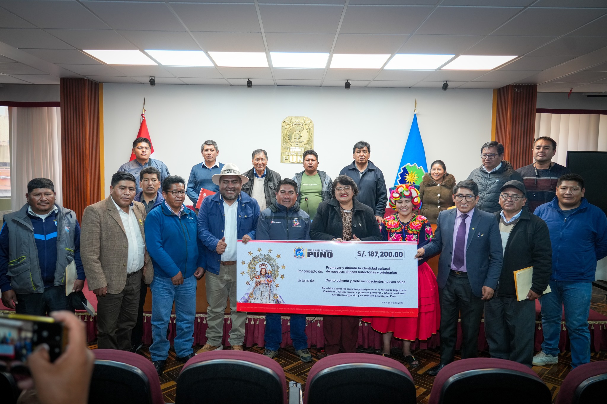 Nota de Prensa  MÁS DE 187 MIL SOLES EN INCENTIVOS PARA DANZAS AUTÓCTONAS